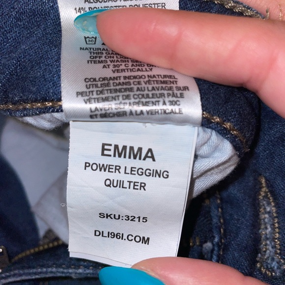 Medium Wash DL1961 Power Legging Jeans - Picture 9 of 9